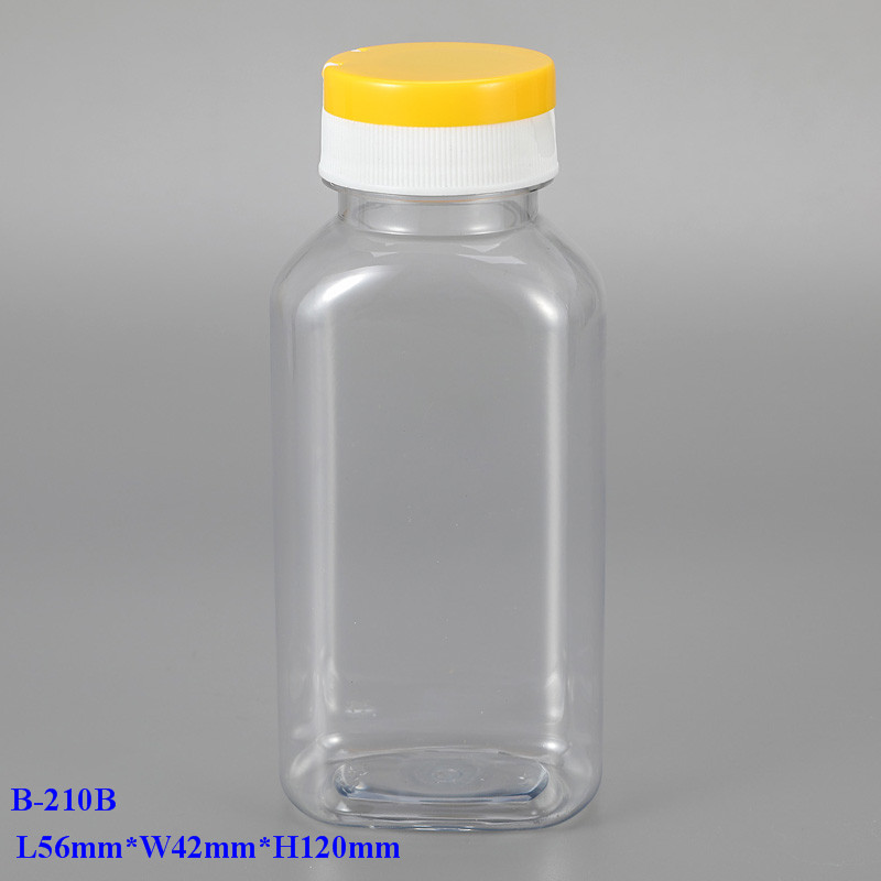210ml circular health product plastic bottle