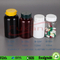 120cc Black PET Fruit Extract Capsule Bottle,Black Plastic Medicine Label Bottle,Pill Label Bottle Tamper Proof Lid