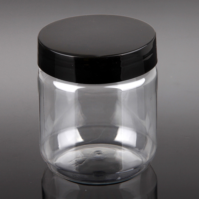 China Manufacturer PET Plastic Food Jar With Screw Top Lid