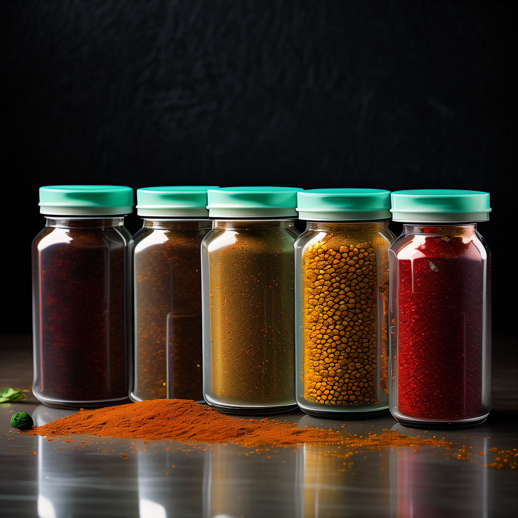 plastic spice containers