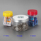 PET Honey Jars with Caps, Clear Plastic Cylindrical Food Bottles with Lids Dongguan Suppliers