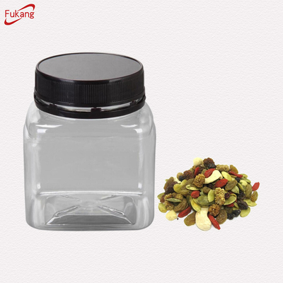 250ml PET clear empty plastic bottle with tamper proof cap,small honey packing plastic jar