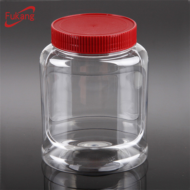 30oz food storage container, clear wide mouth toys plastic jars, pet sweet candy jar manufacturer in China