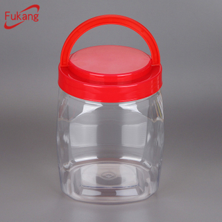 1800ml circular food plastic bottle