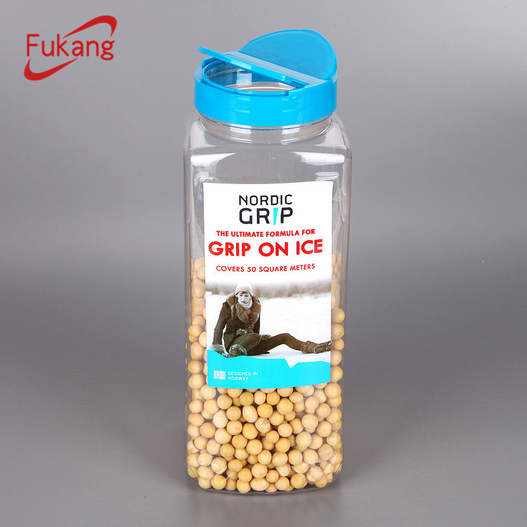 20 oz Pet Spice Container Jar with Label for Dry Spices Salt