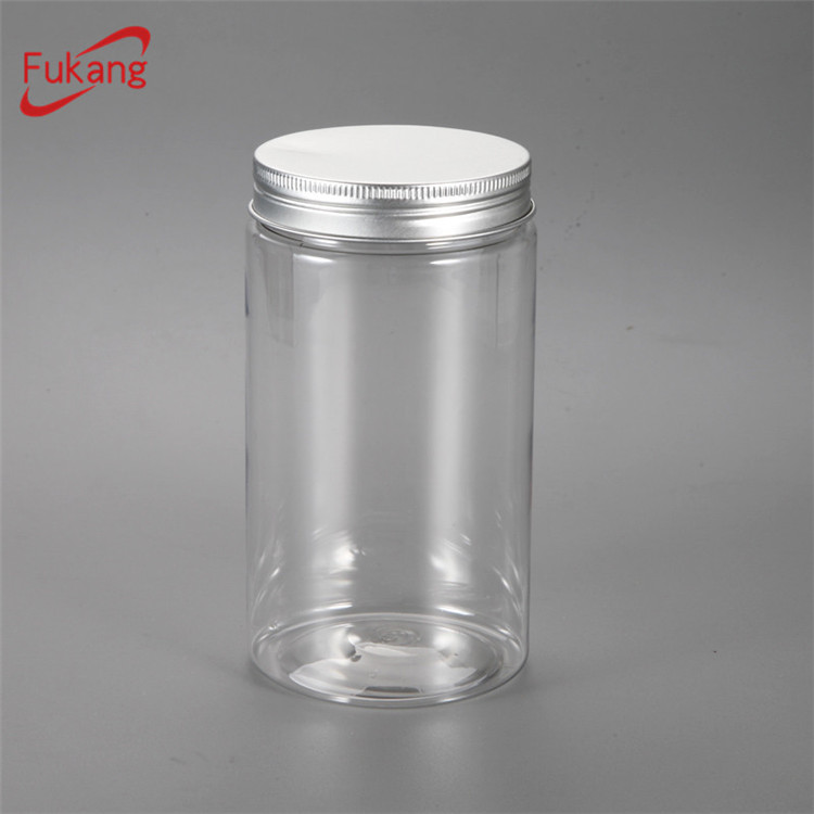 Wholesale Transparent Round Small PET Plastic Jar