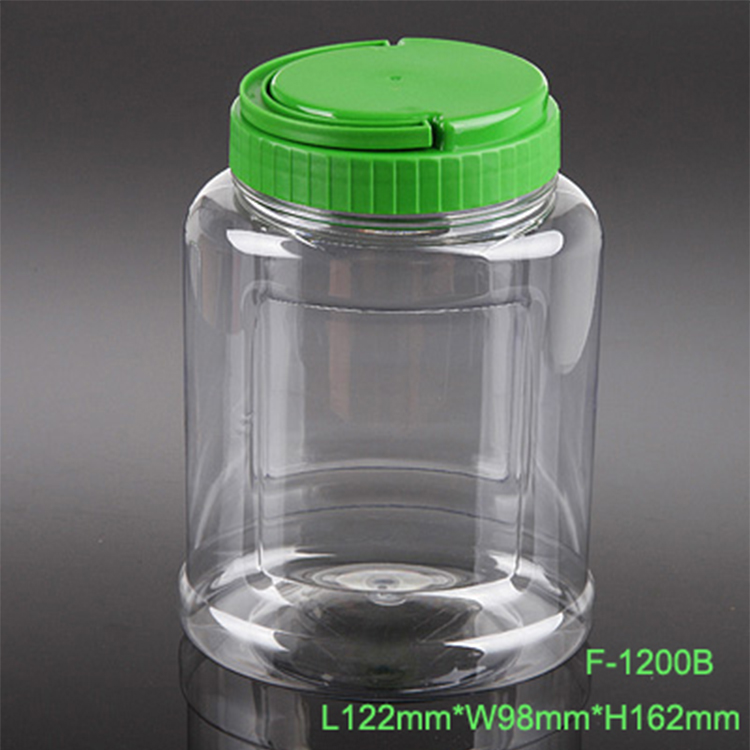 1200ml circular food grade plastic bottle