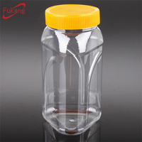 780ml square food grade plastic bottle