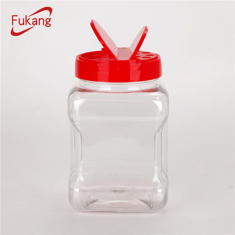 900ml Large Plastic Spice Jars for Seasoning Condiment Packaging