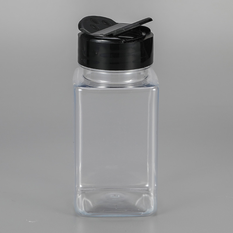 120ml square seasoning plastic bottle