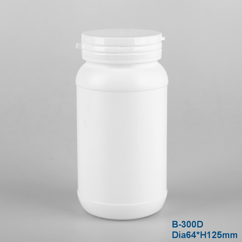 300ml circular food grade health product plastic bottle