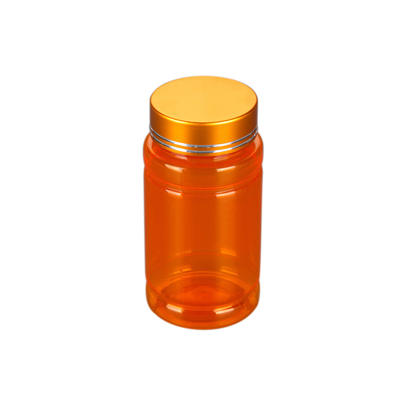 120cc Round Plastic PET Vitamin Medicine Bottle With Metal Cap