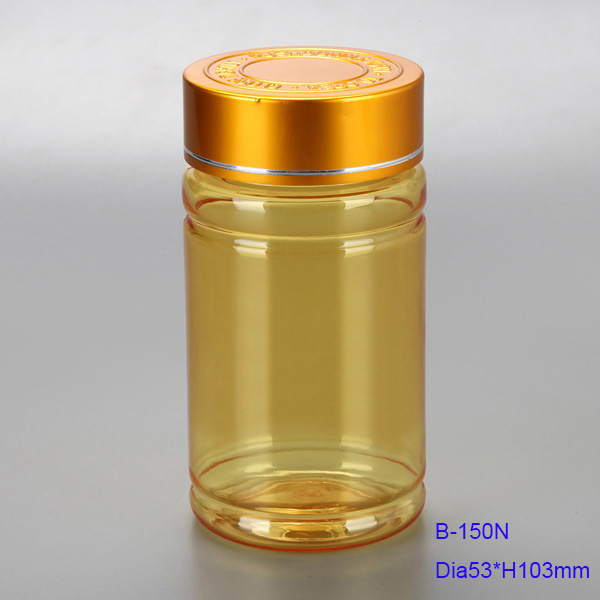50oz 150cc PET plastic bottle pharmaceutical capsule frasco empty 150ml drug medicine round bottle