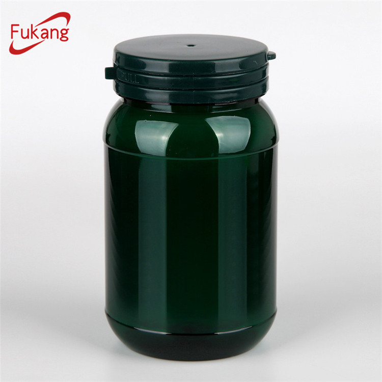 300ml circular food grade pharmaceutical plastic bottle