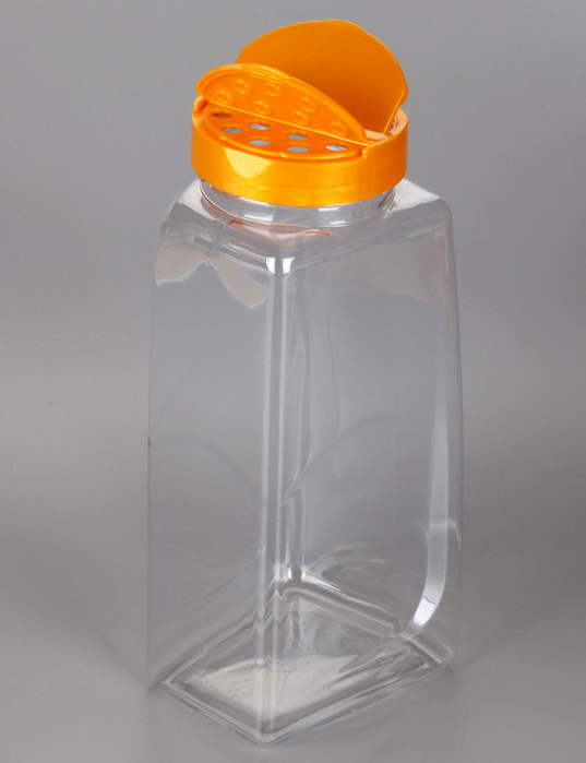 100ml Square Foldable Salt Pepper Shaker Bottles, Protein Shaker Bottle Curry Powder Jar