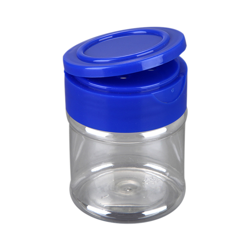 plastic spice jar with shaker lids