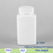 90cc 150cc 160cc 190cc HDPE plastic bottle square shape white with child proof cap capsule pill containel
