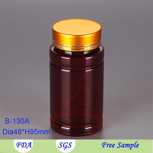 High Quality 130cc Pill Plastic PET Bottle,Plastic Jar for Medicine