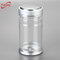 Wholesale 200ml clear PET plastic capsule bottle with metal cap