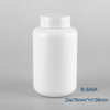 950ml circular health product plastic bottle